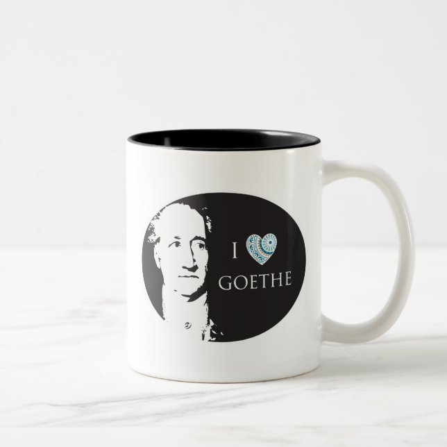 2 Couleurs J'aime la tasse de Goethe (Droit)