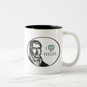 2 Couleurs J'aime la tasse de Hegel
