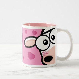 2 Couleurs J'aime la tasse de MOO