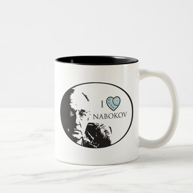 2 Couleurs J'aime la tasse de Nabokov (Droit)