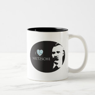 2 Couleurs J'aime la tasse de Nietzsche