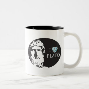 2 Couleurs J'aime la tasse de Platon