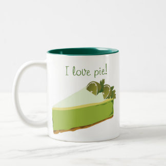 2 Couleurs J'aime la tasse de tarte