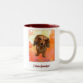 2 Couleurs "J'aime le grand-papa !" tasse par Tatiana le