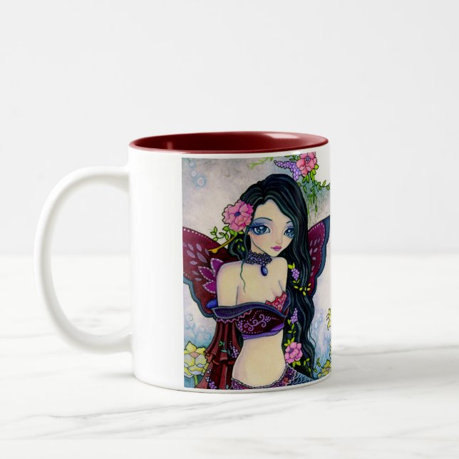 2 Couleurs * Jardin brumeux * - tasse (Gauche)