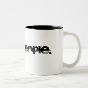 2 Couleurs Je déteste des personnes. Tasse