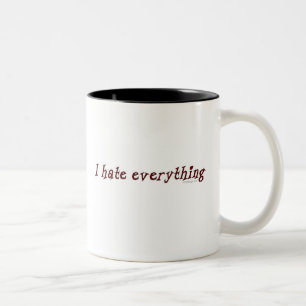 2 Couleurs Je déteste tout tasse