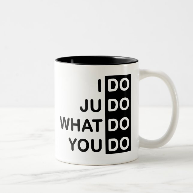 2 Couleurs Je fais le judo… Tasse (Droit)