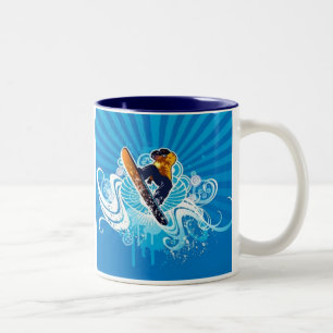 2 Couleurs Je ferais du surf des neiges plutôt la tasse
