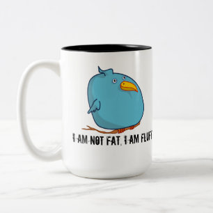 2 Couleurs Je ne suis pas gros - je suis pelucheux ! Tasse