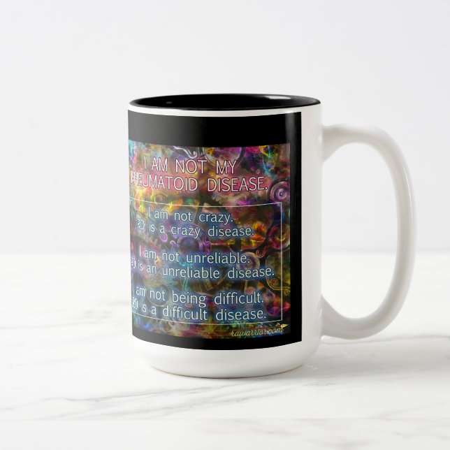 2 Couleurs Je ne suis pas ma tasse rhumatoïde de la maladie (Droit)