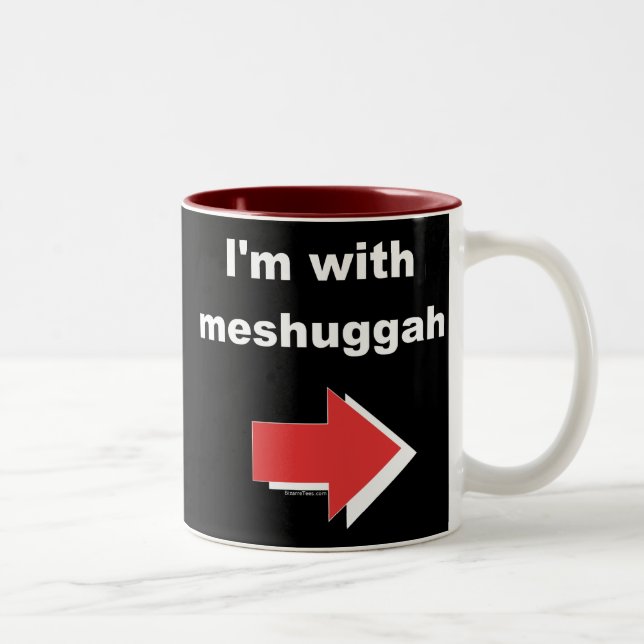 2 Couleurs Je suis avec la tasse de Meshuggah (Droit)