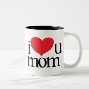 2 Couleurs je t'aime maman tasse de café