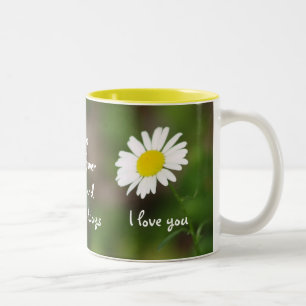 2 Couleurs "Je t'aime pour toujours" tasse de MARGUERITE