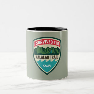 2 Couleurs "Je tasse ai survécu de Kalalau à traînée"