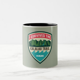 2 Couleurs "Je tasse ai survécu de Kalalau à traînée"