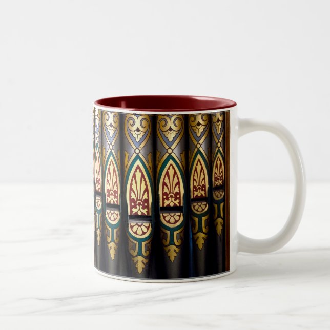 2 Couleurs Jolie tasse de tuyaux d'organe (Droit)