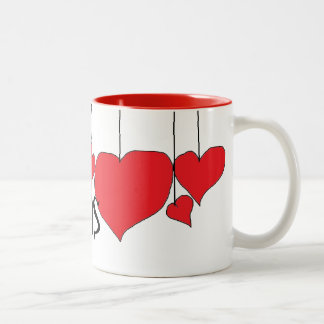 2 Couleurs jolis grammes de tasse