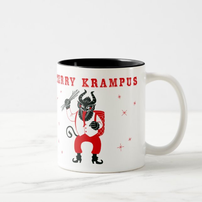 2 Couleurs Joyeuse tasse de Krampus (Droit)