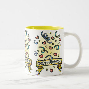 2 Couleurs Juste tasse mariée