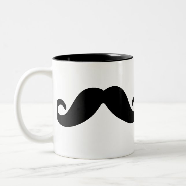 2 Couleurs juste une tasse de moustache (Gauche)
