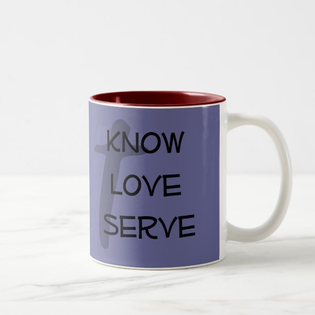 2 Couleurs KLS ~ tasse chrétienne personnalisable (Droit)