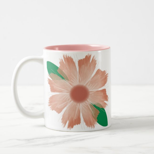 2 Couleurs La fleur gauchère se fane tasse d'écriture sainte (Gauche)