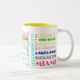 2 Couleurs La Floride place la tasse