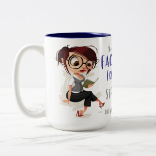 2 Couleurs La Force Facteur est forte 15oz tasse