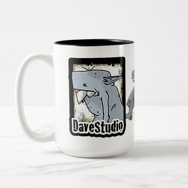 2 Couleurs La grande tasse de DaveStudio (Gauche)
