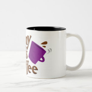2 Couleurs la maman a besoin de la tasse de café
