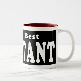 2 Couleurs La meilleure tasse auxiliaire de Wor'ld ou la