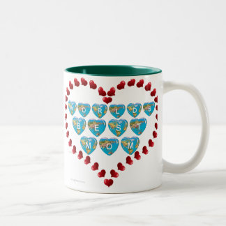 2 COULEURS LA MEILLEURE TASSE DE MAMAN DES MONDES