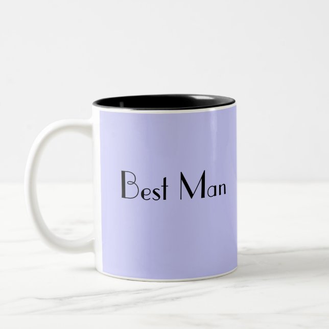 2 Couleurs La meilleure tasse de Merci d'homme (Gauche)
