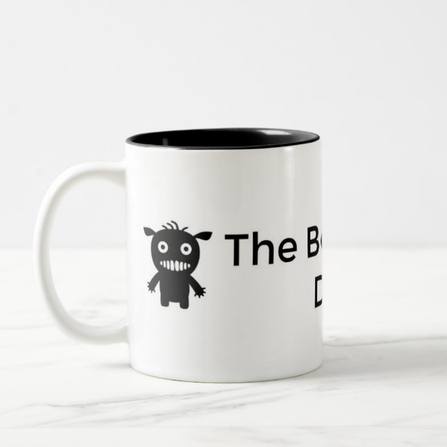 2 Couleurs La meilleure tasse de papa d'étape (Gauche)