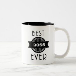 2 COULEURS LA MEILLEURE TASSE DE PATRON JAMAIS