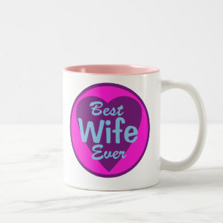 2 Couleurs La meilleure tasse d'épouse jamais