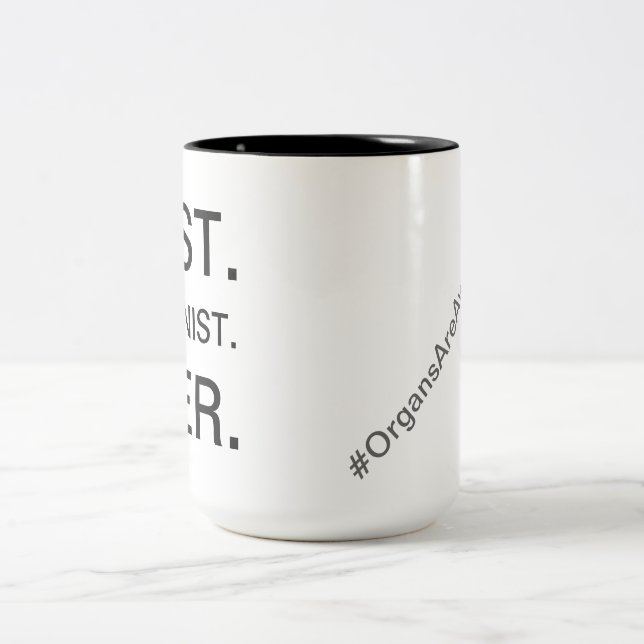 2 Couleurs La meilleure tasse d'organiste jamais (Centre)