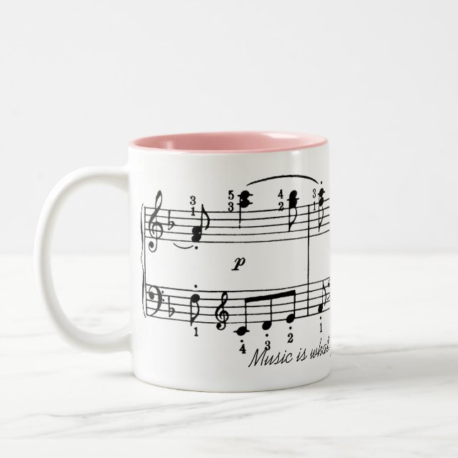 2 Couleurs La musique sent la tasse de café (Gauche)