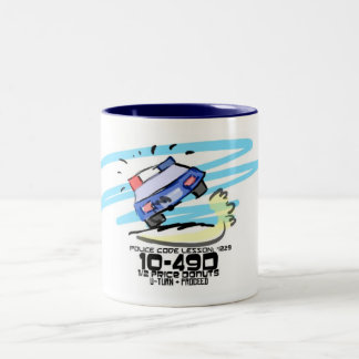 2 Couleurs La police plaisante tasse de café : Vente de