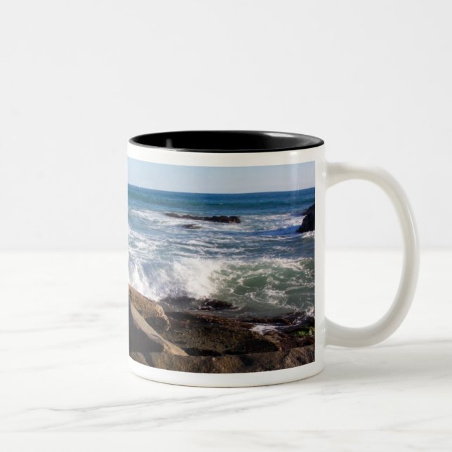 2 Couleurs La roche rouge ondule la tasse (Droit)