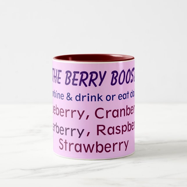 2 Couleurs La tasse Berry Boost (Centre)