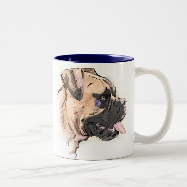 2 Couleurs La tasse de boxeur (Droit)