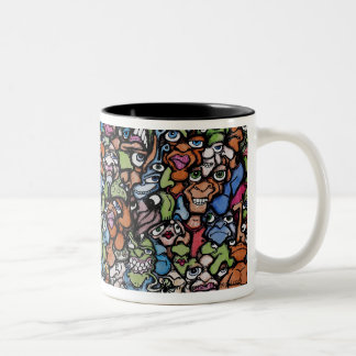 2 Couleurs La tasse de café "bleu dupe le paradis "