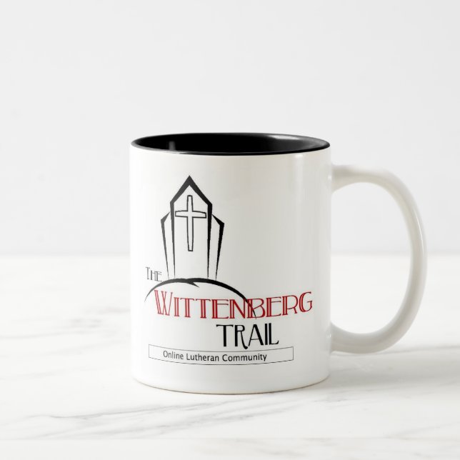 2 Couleurs La tasse de café de traînée de Wittenberg (Droit)