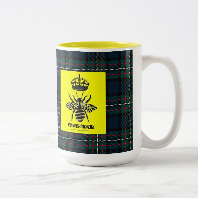 2 Couleurs La tasse de Ferganon s'est mariée dans le clan de (Droit)