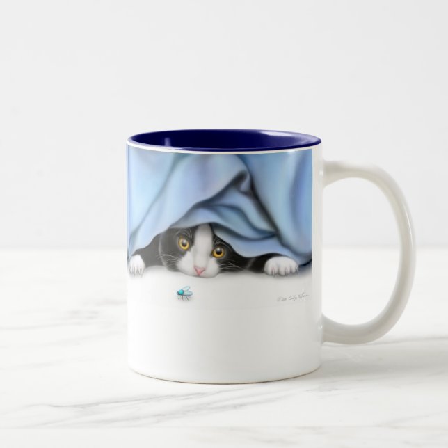 2 Couleurs La tasse de jouet de chat de vol (Droit)