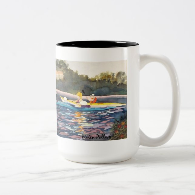 2 Couleurs La TASSE de Kayakers (Droit)