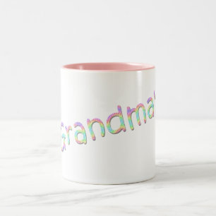 2 Couleurs La tasse de la grand-maman