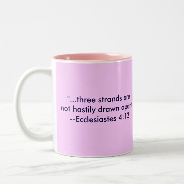 2 Couleurs La tasse de la jeune mariée (Gauche)